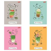 Opakowanie Paczka Zeszyt A4 32k.linia dwukolorowa okładka laminowana Matcha Mood mix 15 sztuk