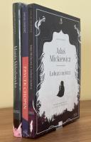 PAKIET Adaś Mickiewicz + Frycek Chopin + Mania Skłodowska. Autor: Jakub Skworz. SmakLiter.pl Okładka książki PAKIET Adaś Mickiewicz + Frycek Chopin + Mania Skłodowska