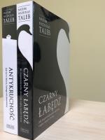PAKIET Czarny łabędź / Antykruchość. Autor: Nassim Nicholas Taleb. SmakLiter.pl Okładka książki PAKIET Czarny łabędź / Antykruchość