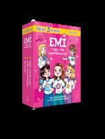 Pakiet Emi i Tajny Klub Superdziewczyn. Nigdy więcej nudy / Kółko hiszpańskiego / Na scenie. Autor: Agnieszka Mielech. SmakLiter.pl Okładka książki Pakiet Emi i Tajny Klub Superdziewczyn. Nigdy więcej nudy / Kółko hiszpańskiego / Na scenie