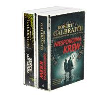 Pakiet Niespokojna krew / Serce jak smoła. Autor: Robert Galbraith pseud. J.K. Rowling. SmakLiter.pl Okładka książki Pakiet Niespokojna krew / Serce jak smoła