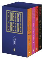 Okładka książki Pakiet Robert Greene 4-Book Boxed Set. The 48 Laws of Power / The Art of Seduction / The 33 Strategies of War / Mastery