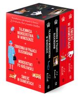 Pakiet Tajemnica morderstwa w Windsorze / Zbrodnia w pałacu Buckingham / Morderstwo po królewsku / Śmierć w diamentach. Autor: SJ Bennett. SmakLiter.pl Okładka książki Pakiet Tajemnica morderstwa w Windsorze / Zbrodnia w pałacu Buckingham / Morderstwo po królewsku / Śmierć w diamentach