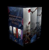 Pakiet: Żmija i skrzydła nocy / Popioły i przeklęty król / Słowik i serce z kamienia. Autor: Carissa Broadbent. SmakLiter.pl Okładka książki Pakiet: Żmija i skrzydła nocy / Popioły i przeklęty król / Słowik i serce z kamienia