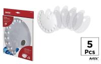 Opakowanie Paleta malarska plastikowa 22x28cm 5szt