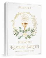 Opakowanie Pamiątka Komunia pudełko A4 + książka