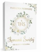 Opakowanie Pamiątka Komunia pudełko A4 + książka