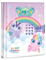 Pamiętnik na kod z efektami dźwiękowymi Sweet Dreams KL11680. Wydawca: Kids Euroswan. SmakLiter.pl Opakowanie Pamiętnik na kod z efektami dźwiękowymi Sweet Dreams KL11680