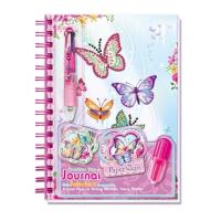 Opakowanie Pamiętnik na spirali z akcesoriami Motylki