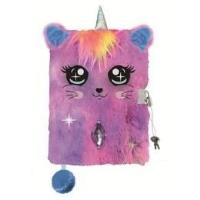 Opakowanie Pamiętnik z kłódką A5/96K 3D włochacz Catcorn