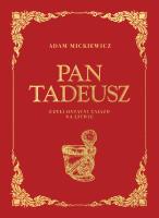 Pan Tadeusz. Autor: Adam Mickiewicz. SmakLiter.pl Okładka książki Pan Tadeusz