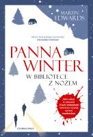 Okładka książki Panna Winter w bibliotece z nożem