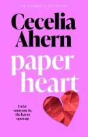 Paper heart wer. angielska. Autor: Ahern Cecelia. SmakLiter.pl Okładka książki Paper heart wer. angielska