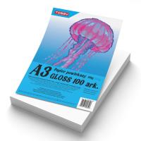 Papier A3 powlekany kredowany gloss 100 ark.150g. Wydawca: Tobby. SmakLiter.pl Opakowanie Papier A3 powlekany kredowany gloss 100 ark.150g