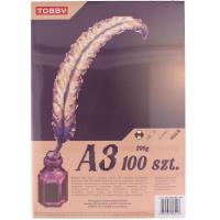 Papier Brystol 200g A3 100 ark.. Wydawca: Tobby. SmakLiter.pl Opakowanie Papier Brystol 200g A3 100 ark.