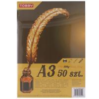 Papier Brystol 200g A3 50 ark.. Wydawca: Tobby. SmakLiter.pl Opakowanie Papier Brystol 200g A3 50 ark.