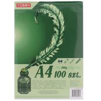 Papier Brystol 200g A4 100 ark.. Wydawca: Tobby. SmakLiter.pl Opakowanie Papier Brystol 200g A4 100 ark.