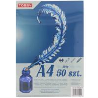 Papier Brystol 200g A4 50 ark.. Wydawca: Tobby. SmakLiter.pl Opakowanie Papier Brystol 200g A4 50 ark.