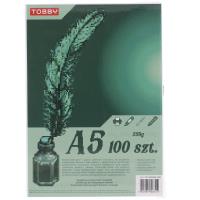 Papier Brystol 250g A5 100 ark.. Wydawca: Tobby. SmakLiter.pl Opakowanie Papier Brystol 250g A5 100 ark.