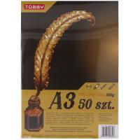 Papier Brystol 300g A3 50 ark.. Wydawca: Tobby. SmakLiter.pl Opakowanie Papier Brystol 300g A3 50 ark.