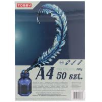 Papier Brystol 300g A4 50 ark.. Wydawca: Tobby. SmakLiter.pl Opakowanie Papier Brystol 300g A4 50 ark.