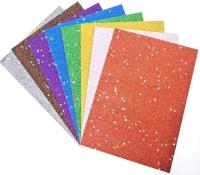 Opakowanie Papier kolorowy brokat gwiazdki A4 8 arkuszy