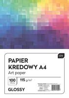 Opakowanie Papier kredowany A4 100 kartek 115g błysk