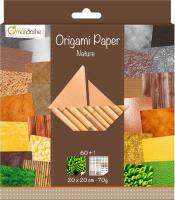 Opakowanie Papier origami Natura 20x20 cm 70g 60 arkuszy