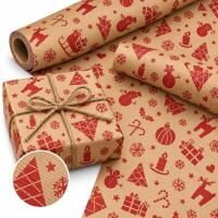 Opakowanie Papier ozdobny kraft Magia Świąt X-Strong 35cmx20m
