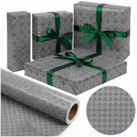 Opakowanie Papier ozdobny Srebrna Mozaika X-Strong 57cmx25m