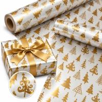 Opakowanie Papier ozdobny Złote choinki X-Strong 35cmx20m