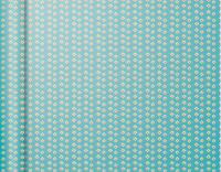 Opakowanie Papier pakowy mini rolki 5x0,35m Kwiaty na niebieskim tle