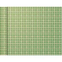 Opakowanie Papier pakowy mini rolki 5x0,35m Zielony kwadraty