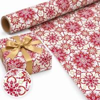 Opakowanie Papier święta Czerwone rozety X-Strong 38cmx20m