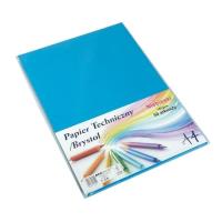 Opakowanie Papier techniczny brystol A4 niebieski 50 arkuszy
