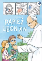 Okładka książki Papież Leon XIV - kolorowanka