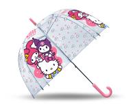 Parasolka przezroczysta Hello Kitty 19cali HK50195. Wydawca: Kids Euroswan. SmakLiter.pl Opakowanie Parasolka przezroczysta Hello Kitty 19cali HK50195