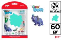 Pasta modelarska 60g akwamaryna. Wydawca: MP Main Paper. SmakLiter.pl Opakowanie Pasta modelarska 60g akwamaryna