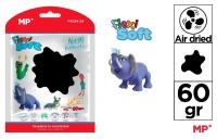 Pasta modelarska 60g czarna. Wydawca: MP Main Paper. SmakLiter.pl Opakowanie Pasta modelarska 60g czarna