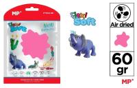 Pasta modelarska 60g jasnoróżowa. Wydawca: MP Main Paper. SmakLiter.pl Opakowanie Pasta modelarska 60g jasnoróżowa