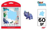 Pasta modelarska 60g niebieska. Wydawca: MP Main Paper. SmakLiter.pl Opakowanie Pasta modelarska 60g niebieska