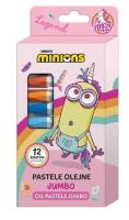 Opakowanie Pastele olejne Jumbo Minionki 12 kolorów