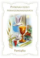 Patronka dzieci pierwszokomunijnych. Autor: Mary Fabyan Windeatt. SmakLiter.pl Okładka książki Patronka dzieci pierwszokomunijnych