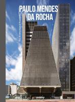 Okładka książki Paulo Mendes da Rocha. The Architecture of Possibility