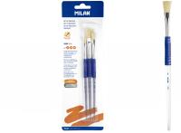 Opakowanie Pędzle okrągłe ze szczeciny Milan seria 526 3 sztuki na blistrze