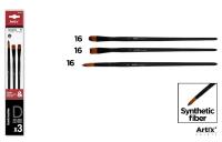 Pędzle syntetyczne 3szt. Wydawca: Artix. SmakLiter.pl Opakowanie Pędzle syntetyczne 3szt