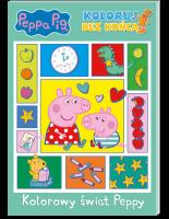 Okładka książki Peppa Pig. Koloruj bez końca! Kolorowy świat Peppy