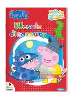 Okładka książki Peppa Pig. Wodą malowane. Wesołe dinozaury