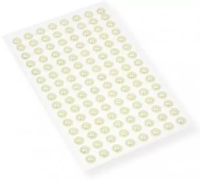 Perełki samoprzylepne białe 8mm. Wydawca: POLSIRHURT. SmakLiter.pl Opakowanie Perełki samoprzylepne białe 8mm