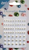 Opakowanie Perełki samoprzylepne perłowe 58szt